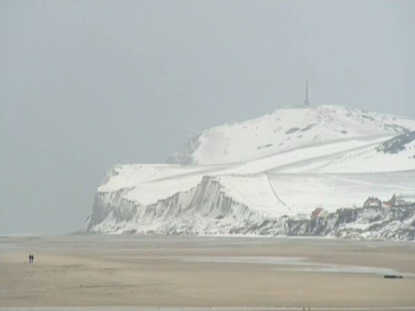 Plage Wissant en hiver